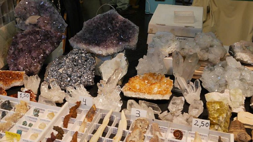 feria de minerales y fósiles de urretxu