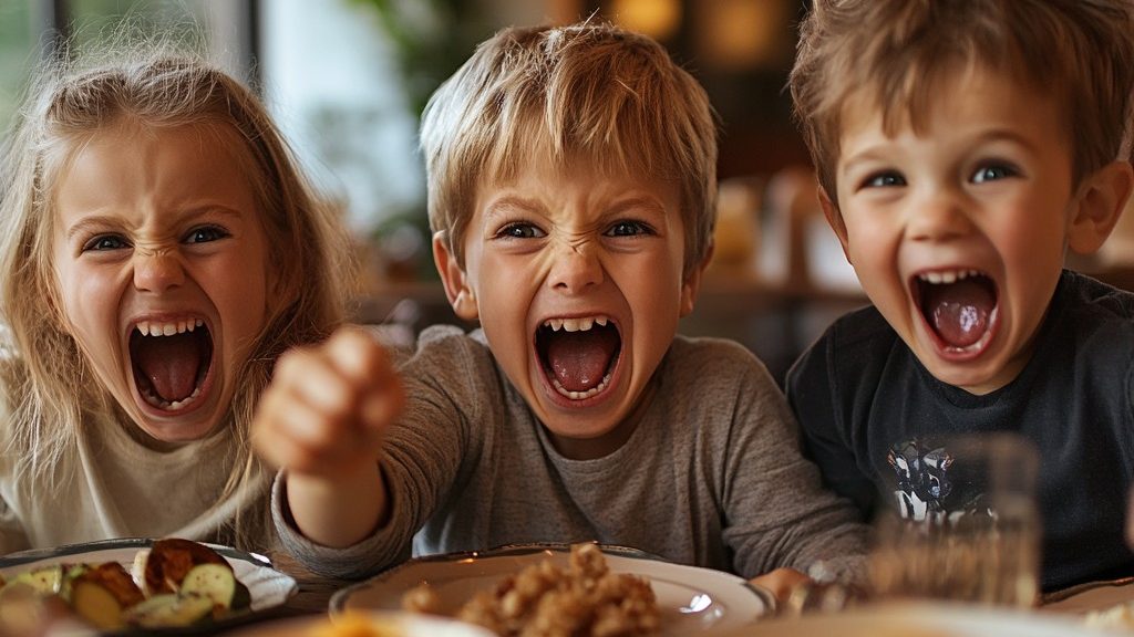 la comida de los niños y Martín Berasategui