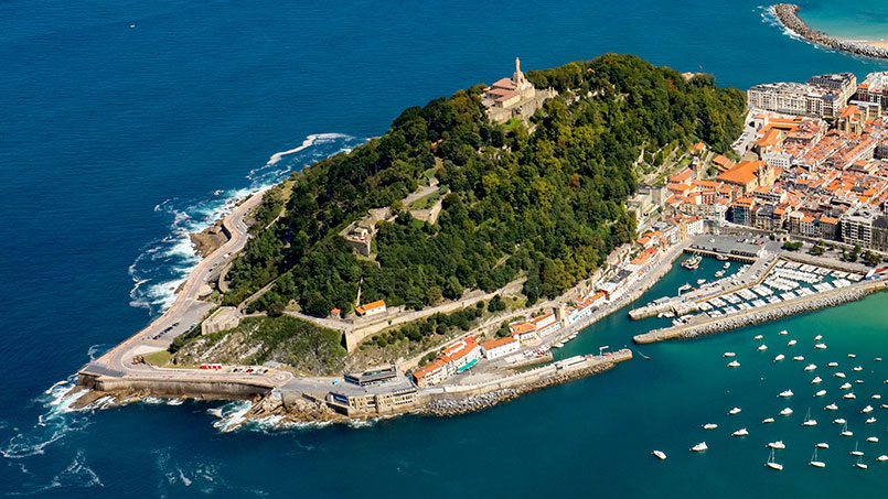 Monte Urgull y paseo nuevo